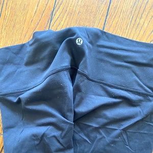 LULULEMON WUNDER UNDER HIGH RISE - BLACK - SIZE 20